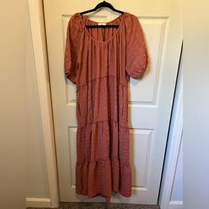 Entro Rust Maxi Dress